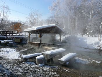 川湯温泉の足湯