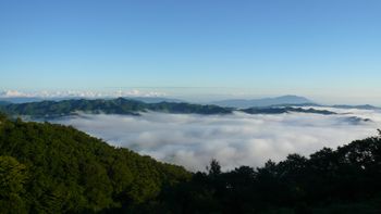 雲の上温泉の雲海